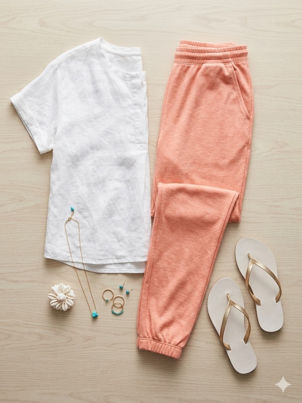 Peach Joggers Cotton Super Soft Size XL